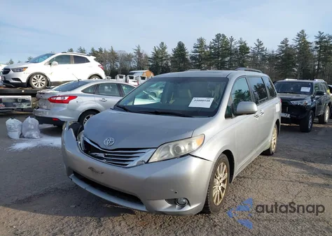 2011 Toyota Sienna Limited from USA, damaged, VIN 5TDDK3DC6BS016088